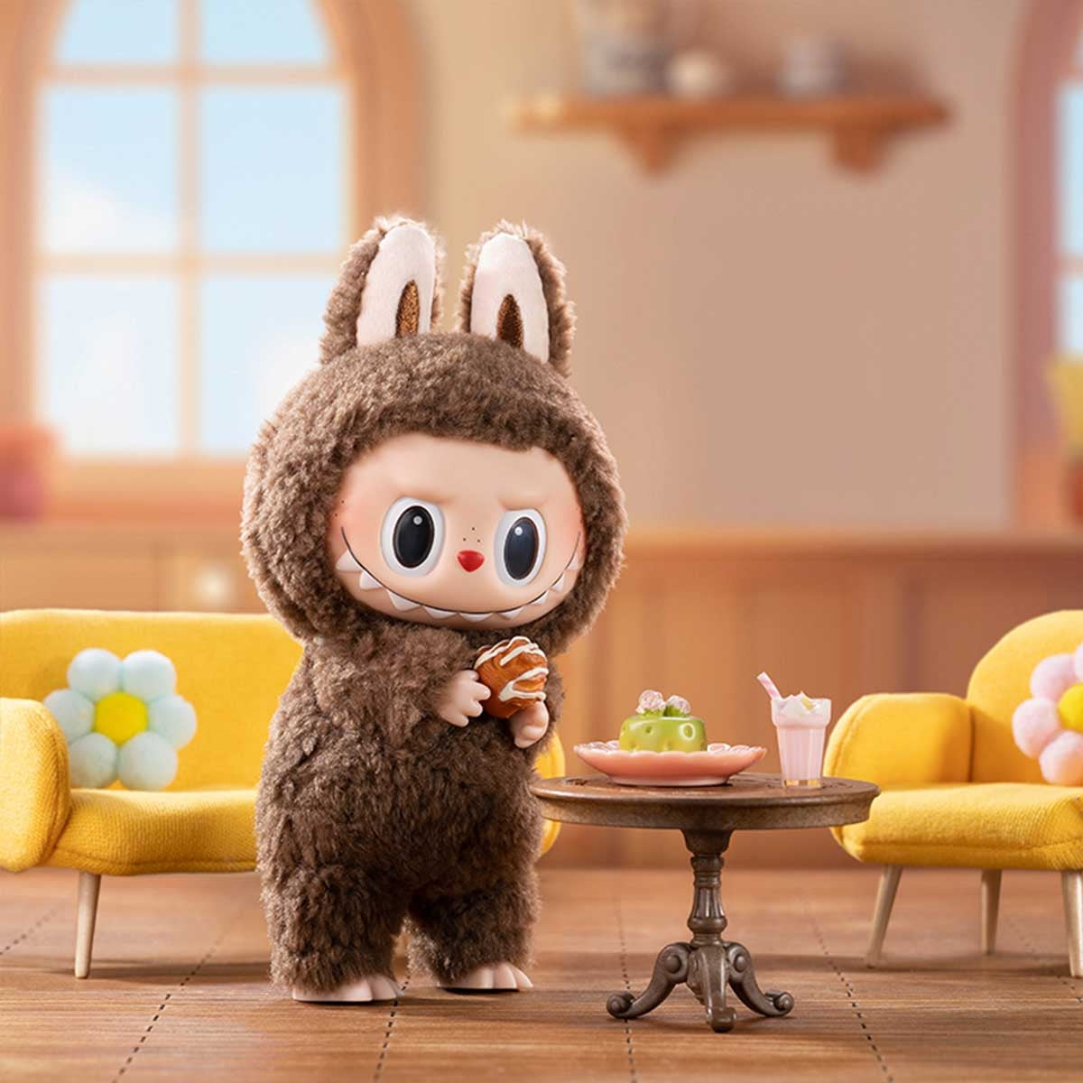 Macaron Labubu Chestnut Cocoa シークレット Labubu Exciting Macaron - Chestnut Cocoa Secret Edition